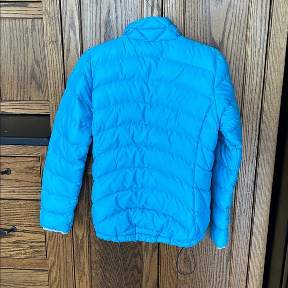 Patagonia Hi Loft Down Sweater Puffer Jacket Full Zip Blue Winter - Picture 5 of 7